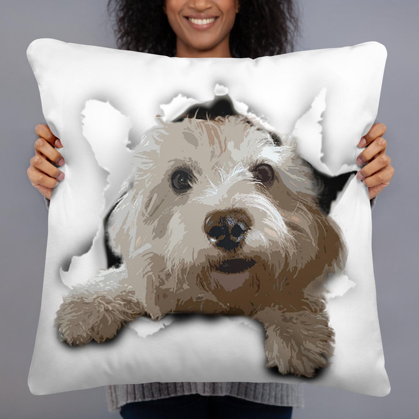 Cozy Cavachon Pillow